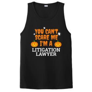 CanT Scare Me Litigation Lawyer Scary Halloween Attorney Gift PosiCharge Competitor Tank