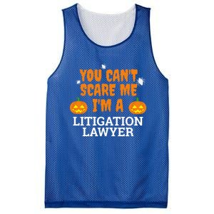 CanT Scare Me Litigation Lawyer Scary Halloween Attorney Gift Mesh Reversible Basketball Jersey Tank