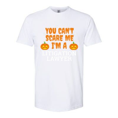 CanT Scare Me Litigation Lawyer Scary Halloween Attorney Gift Softstyle® CVC T-Shirt