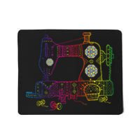 Colorful Sewing Machine Quilter Quilting Seamstress Mousepad