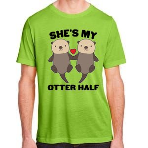 Cute She's My Otter Half Matching Couples Shirt Adult ChromaSoft Performance T-Shirt