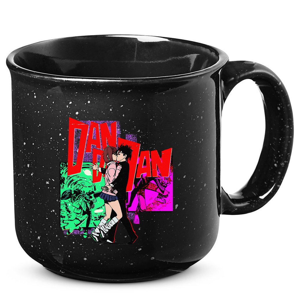 Cool Shonen Manga Anime Danda Dan 15oz Campfire Ceramic Mug
