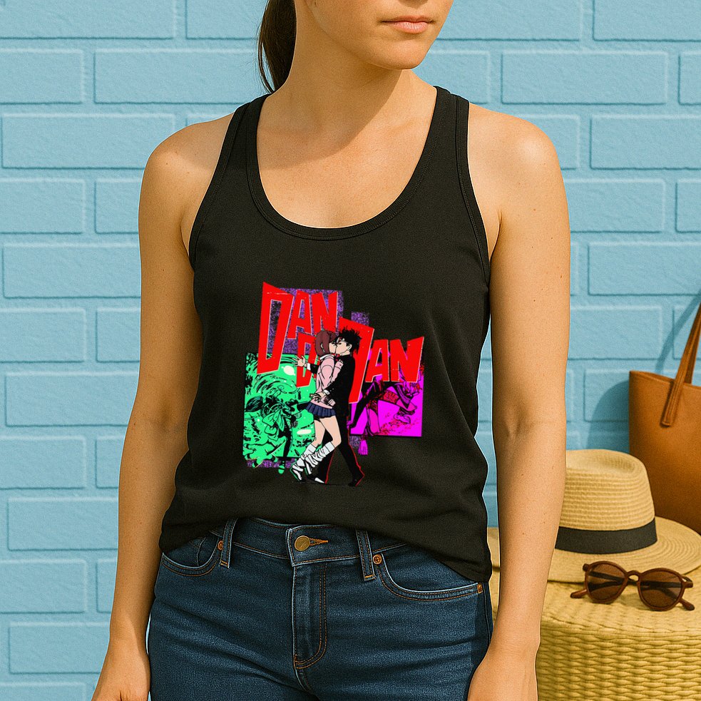 Cool Shonen Manga Anime Danda Dan Womens Tank Top