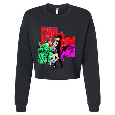 Cool Shonen Manga Anime Danda Dan Cropped Pullover Crew
