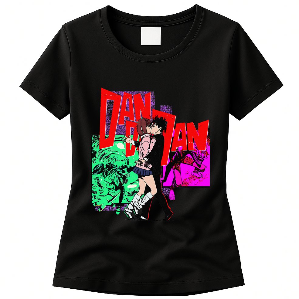 Cool Shonen Manga Anime Danda Dan Womens T-Shirt