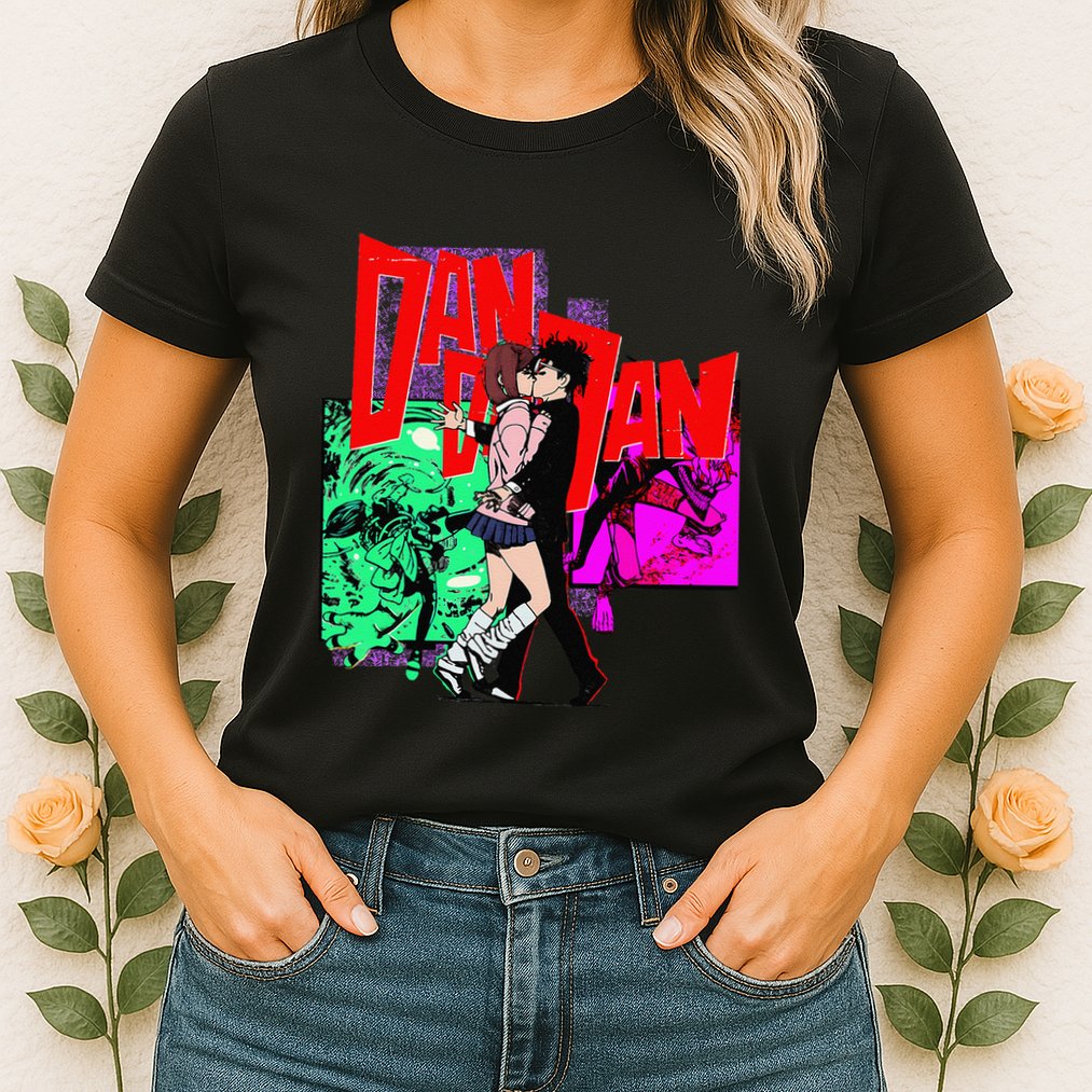 Cool Shonen Manga Anime Danda Dan Womens T-Shirt