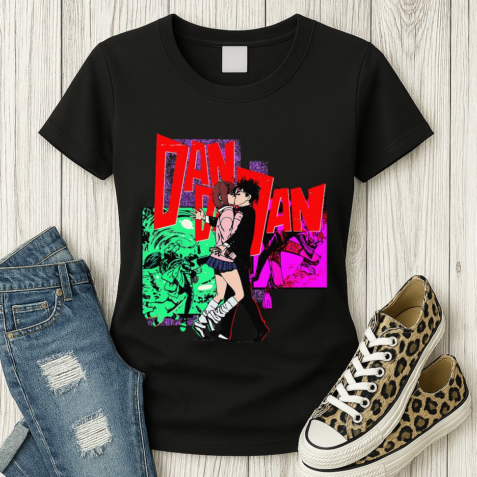 Cool Shonen Manga Anime Danda Dan Womens T-Shirt