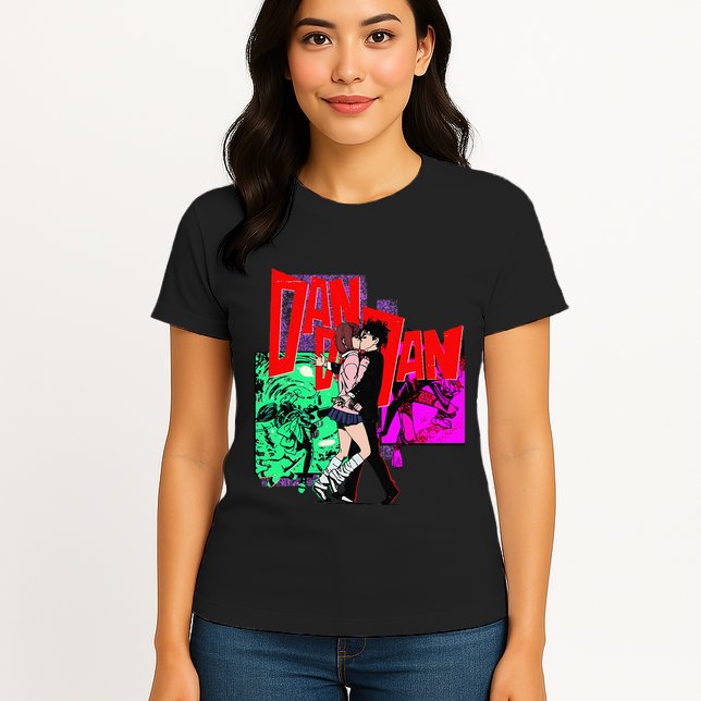 Cool Shonen Manga Anime Danda Dan Womens T-Shirt