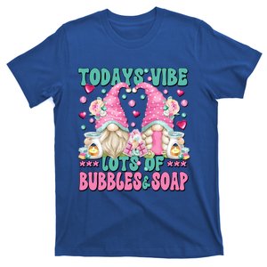 Cute Soap Making Gnomes Funny Bubbles Saying For Soap Maker Gift T-Shirt