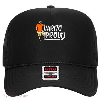 Cargo Shorts Meme Cargo Proud High Crown Mesh Back Trucker Hat