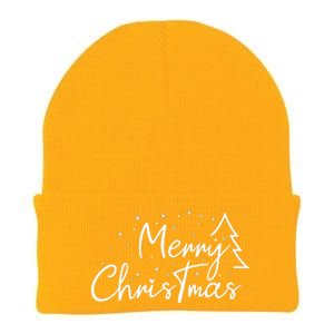 Cute Simple Merry Christmas Tree Family Matching Pajama Xmas Knit Cap Winter Beanie