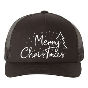 Cute Simple Merry Christmas Tree Family Matching Pajama Xmas Yupoong Adult 5-Panel Trucker Hat