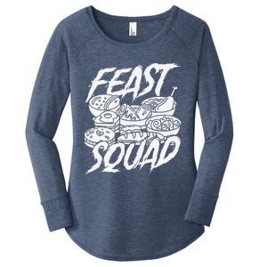 Caterer Squad Meal Prep Food Service Event Catering Caterer Women's Perfect Tri Tunic Long Sleeve Shirt