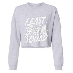 Caterer Squad Meal Prep Food Service Event Catering Caterer Cropped Pullover Crew