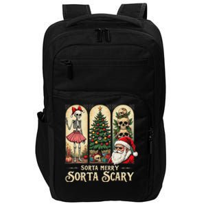 Christmas Sorta Merry Sorta Scary Gothic Impact Tech Backpack