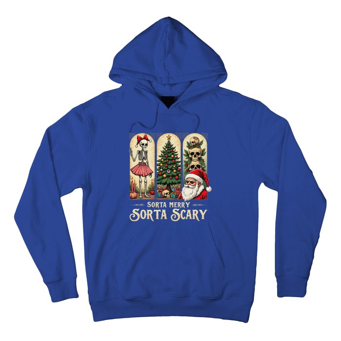 Christmas Sorta Merry Sorta Scary Gothic Hoodie