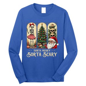 Christmas Sorta Merry Sorta Scary Gothic Long Sleeve Shirt