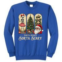 Christmas Sorta Merry Sorta Scary Gothic Sweatshirt