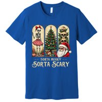 Christmas Sorta Merry Sorta Scary Gothic Premium T-Shirt