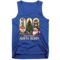 Christmas Sorta Merry Sorta Scary Gothic Tank Top