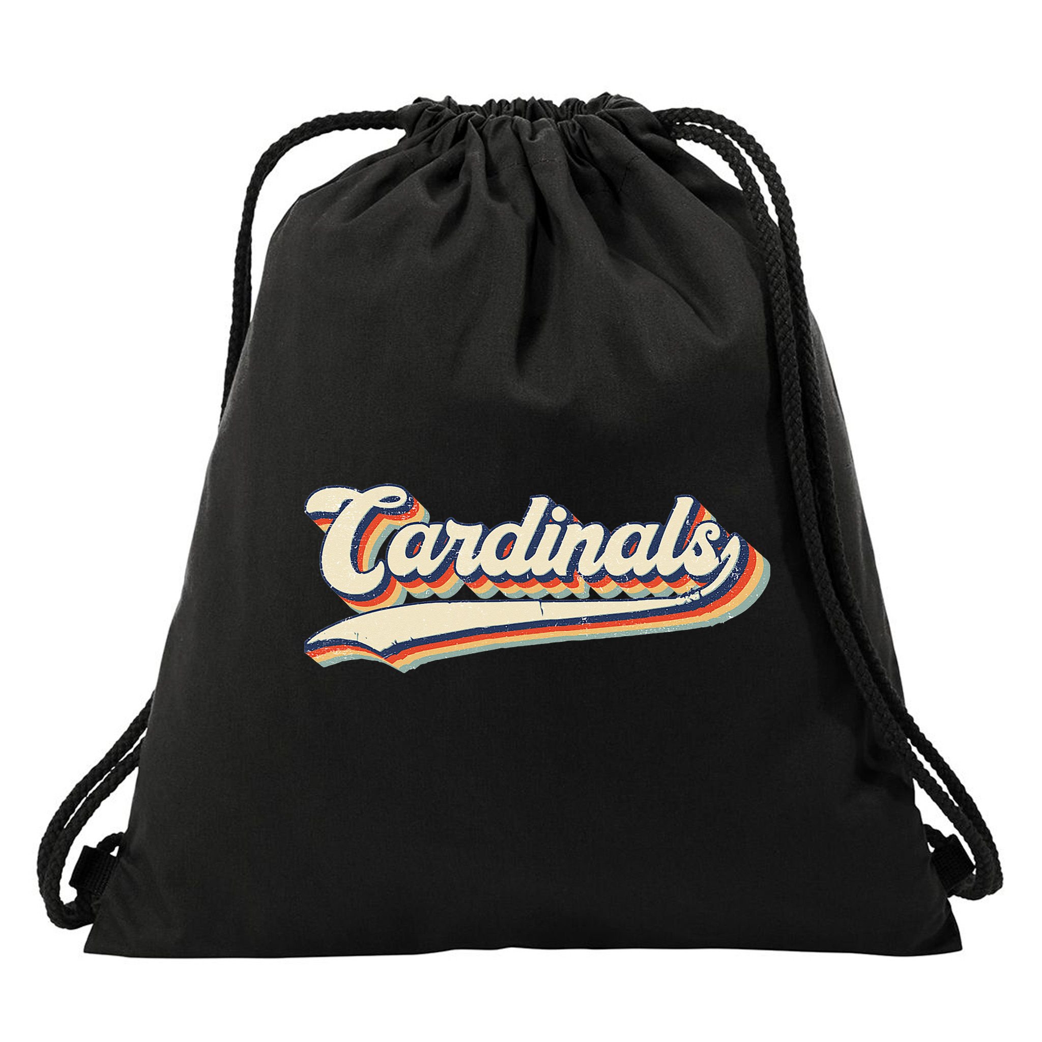Cardinals Sports Name Vintage Retro Gift Drawstring Bag