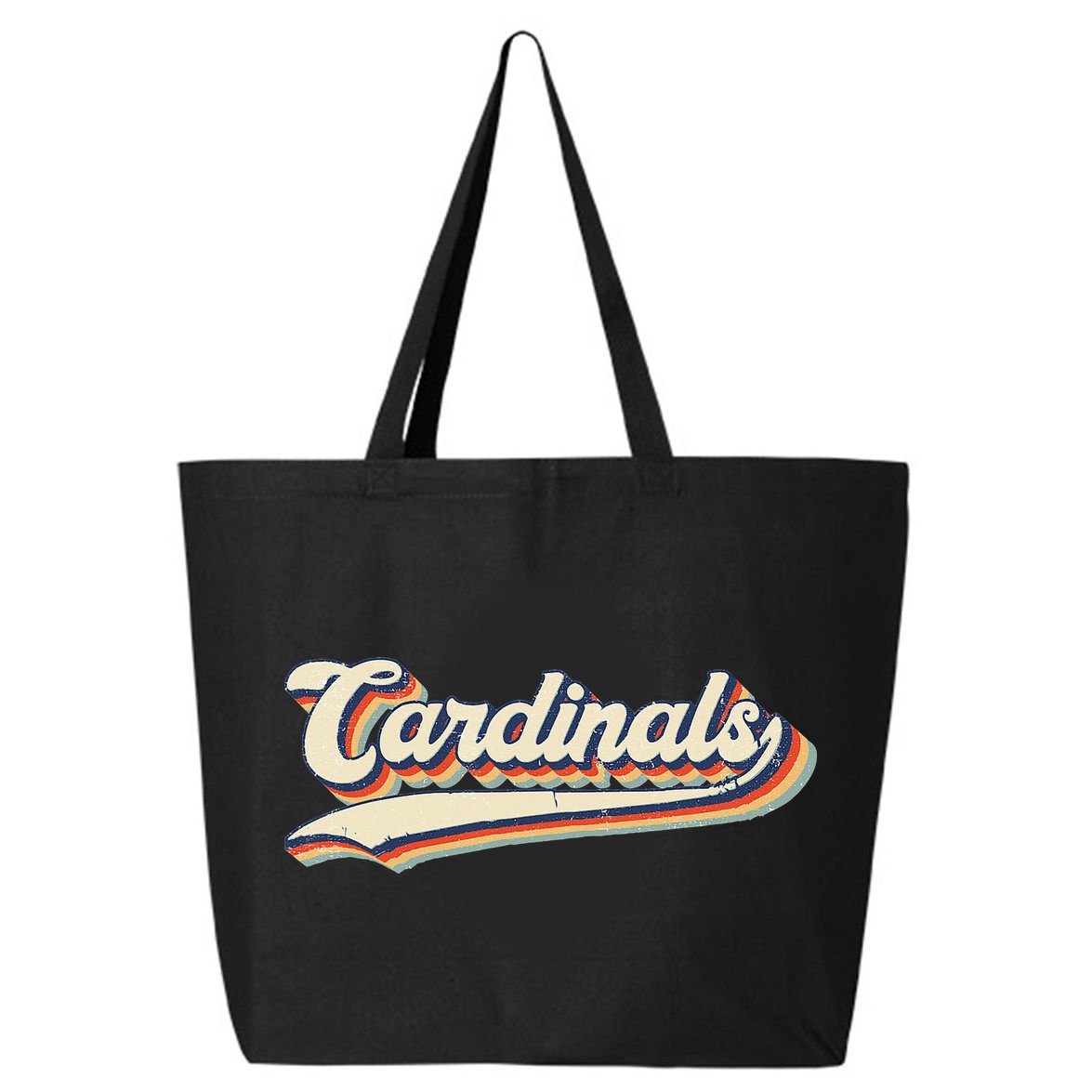 Cardinals Sports Name Vintage Retro Gift 25L Jumbo Tote