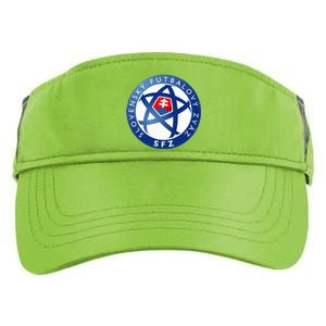 Cool Slovakia National Football Soccer Team Art Logo Adult Drive Performance Visor