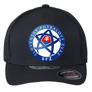 Cool Slovakia National Football Soccer Team Art Logo Flexfit Unipanel Trucker Cap