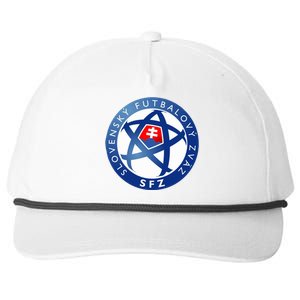 Cool Slovakia National Football Soccer Team Art Logo Snapback Five-Panel Rope Hat