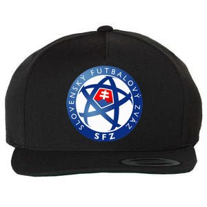 Cool Slovakia National Football Soccer Team Art Logo Wool Snapback Cap