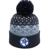 Cool Slovakia National Football Soccer Team Art Logo The Baniff Cuffed Pom Beanie