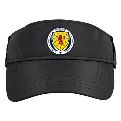 Cool Scotland National Soccer Team Adult Drive Performance Visor