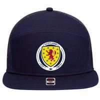 Cool Scotland National Soccer Team 7 Panel Mesh Trucker Snapback Hat