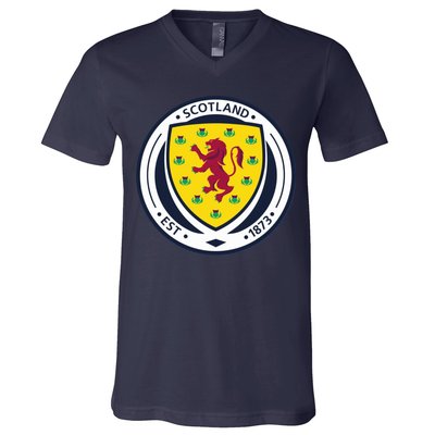 Cool Scotland National Soccer Team V-Neck T-Shirt