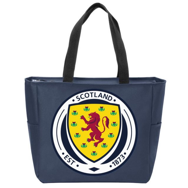Cool Scotland National Soccer Team Zip Tote Bag