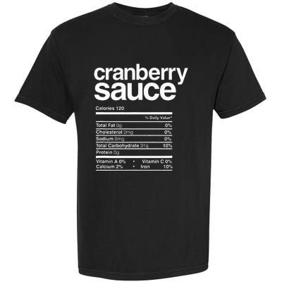 Cranberry Sauce Nutrition Thanksgiving Garment-Dyed Heavyweight T-Shirt