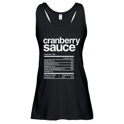 Cranberry Sauce Nutrition Thanksgiving Ladies Essential Flowy Tank