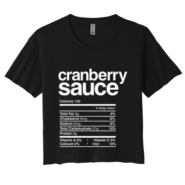 Cranberry Sauce Nutrition Thanksgiving Crop Top