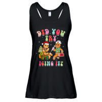 Christmas School Nurse Xmas Did You Try Icing It Gingerbread Ladies Essential Flowy Tank