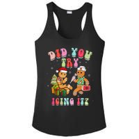 Christmas School Nurse Xmas Did You Try Icing It Gingerbread Ladies PosiCharge Competitor Racerback Tank