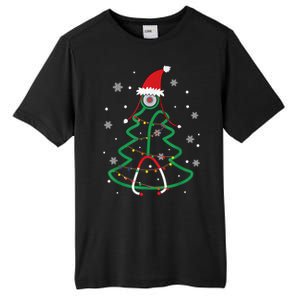 Christmas Stethoscope Nurse Xmas Nursing Scrub Top Cute Gift Tall Fusion ChromaSoft Performance T-Shirt