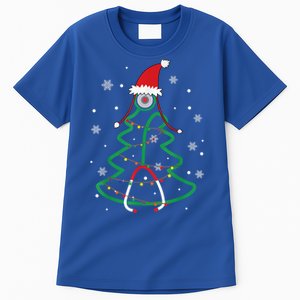 Christmas Stethoscope Nurse Xmas Nursing Scrub Top Cute Gift Tall T-Shirt