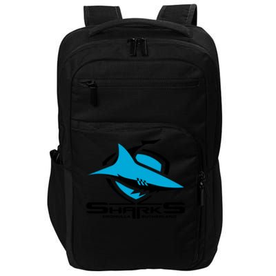 Cronulla Sharks Nrl Team Logo Pet Tank Cat Or Dog Cat Fish Impact Tech Backpack