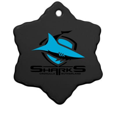 Cronulla Sharks Nrl Team Logo Pet Tank Cat Or Dog Cat Fish Ceramic Star Ornament