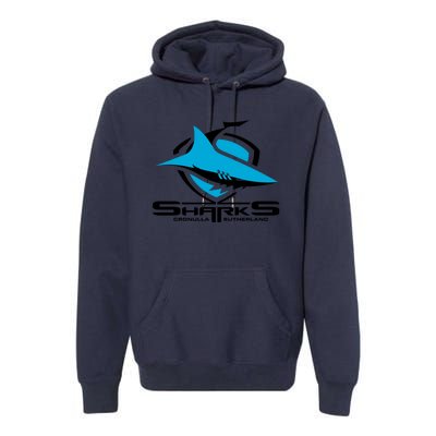 Cronulla Sharks Nrl Team Logo Pet Tank Cat Or Dog Cat Fish Premium Hoodie