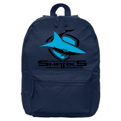 Cronulla Sharks Nrl Team Logo Pet Tank Cat Or Dog Cat Fish 16 in Basic Backpack