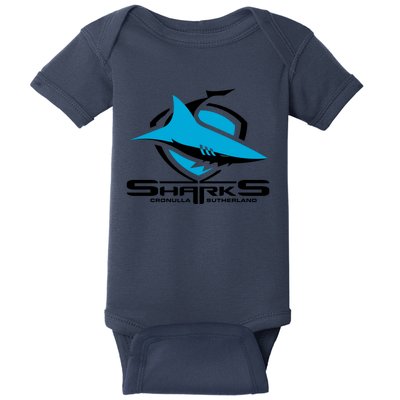 Cronulla Sharks Nrl Team Logo Pet Tank Cat Or Dog Cat Fish Baby Bodysuit