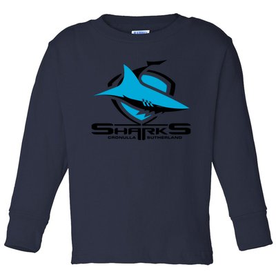 Cronulla Sharks Nrl Team Logo Pet Tank Cat Or Dog Cat Fish Toddler Long Sleeve Shirt