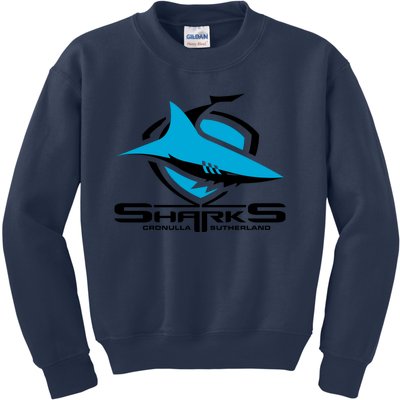 Cronulla Sharks Nrl Team Logo Pet Tank Cat Or Dog Cat Fish Kids Sweatshirt