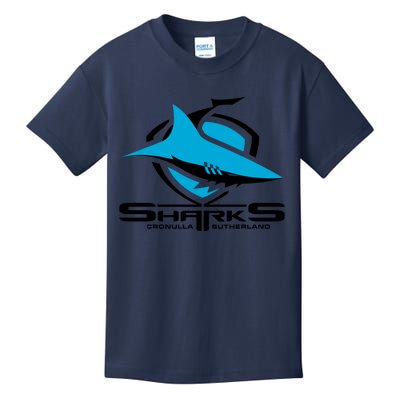 Cronulla Sharks Nrl Team Logo Pet Tank Cat Or Dog Cat Fish Kids T-Shirt